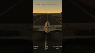 Sun set takeoff from Abu Dhabi #infiniteflightpro