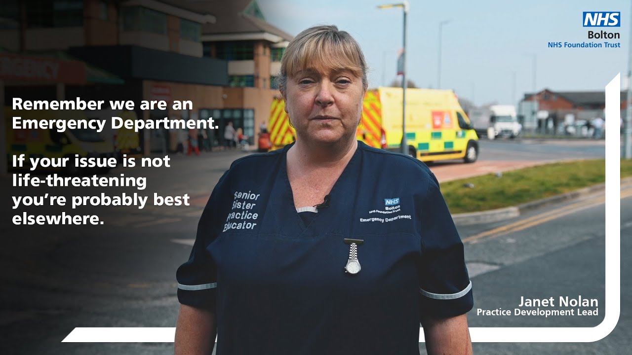 We are an emergency department