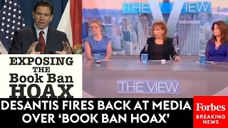 JUST IN: Florida Gov. Ron DeSantis Holds Event To Expose Media ‘Hoax’ Accusing Him Of Banning Books