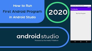 How to Run First App -Create First App - Run First Android Program in Android Studio