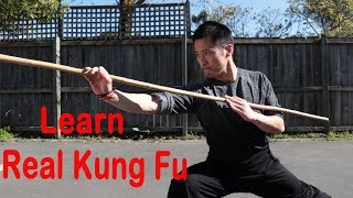 Shaolin Kung Fu Wushu Basic Bo Staff Training Session 1 screenshot 1