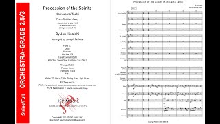 Procession Of The Spirits Stringfull Orchestra From Spirited Away Grade 2.53