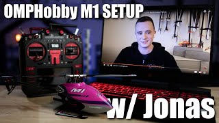 Jonas from AccuRC explains his OMPHobby M1 setup on Radiomaster TX16s