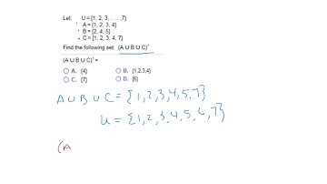 2.4 Set Operations and Venn Diagrams with Three Sets