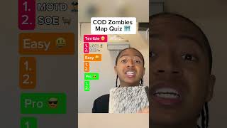 COD Zombies Map Quiz 🗺️ #trending #gaming #callofduty #yorrai #codclips #codzombies #viral #shorts