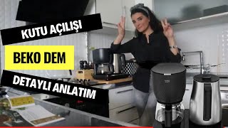 Beko Dem Kutu Açılımıtasarım Ve Detaylı Inceleme Beko Dem Çay Makinası