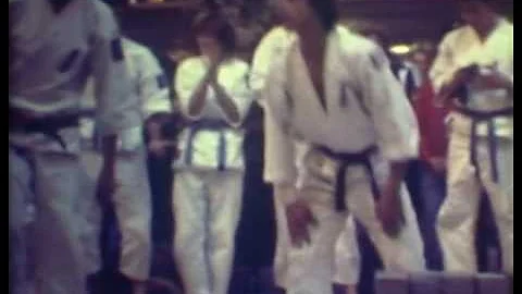 1970s Karate Demo. Michael Gooch & Dennis Jones