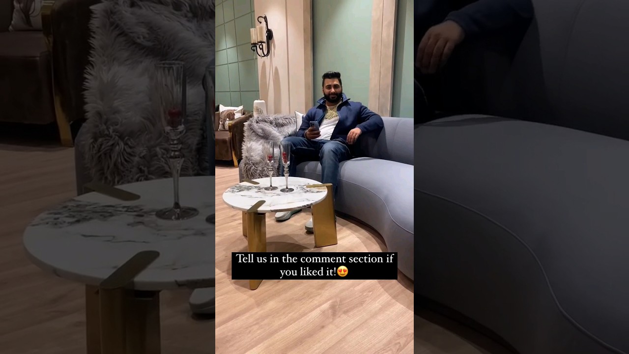 The Curved Sofa. It's cosy beyond belief. 