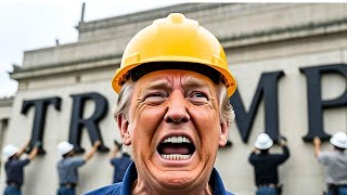 Trump FURIOUS after WORKERS RIP HIS NAME off KENNEDY CENTER?!