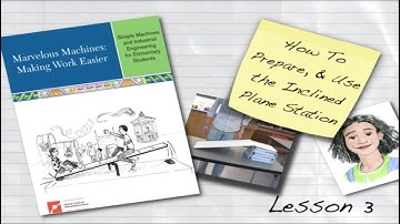 EiE How-To: Making Work Easier - How to Prepare and Use the Inclined Plane Station