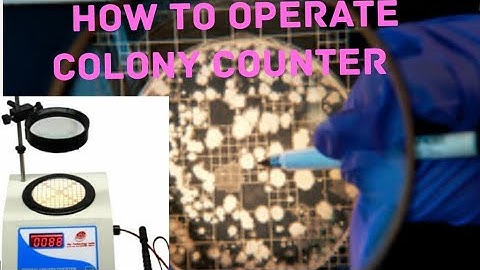 how to operate colony counter(SA.microbiology) ep-01