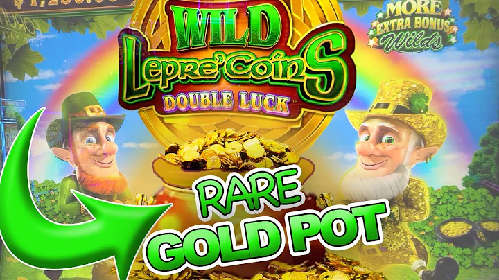 RARE GOLD WHEEL! Wild Lepre'Coins Double Luck Slot...