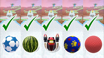 Going Balls Vs Action Balls Speedrun New Race Android | IOS Games 