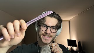 ASMR visual triggers (brushing, stipples, light)