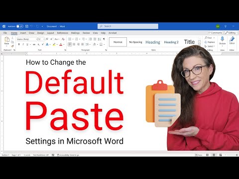 How to Change the Default Paste Settings in Microsoft Word