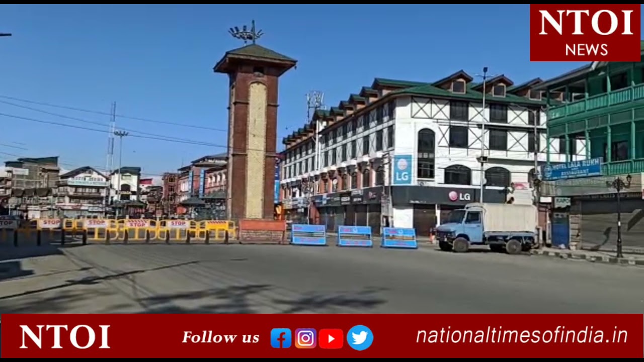 SRINAGAR: Complete weekend curfew in Jammu and Kashmir till 6am, April 26.
