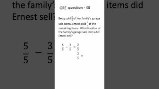 GRE Practice Question 48 short version #gre #math #precalculus #calculus #puzzle