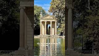 Reflections of the way life used to be at Villa Borghese, Roma