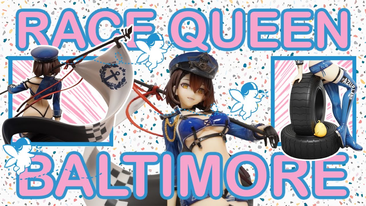 An Azur Lane Race Queen | Unboxing 1/7 Flag Bearer Baltimore by Apex. I love the Blue in this Figure