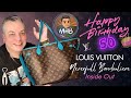 50th Birthday Gift! LV Neverfull Bandouliere Inside Out "Luxury" Review