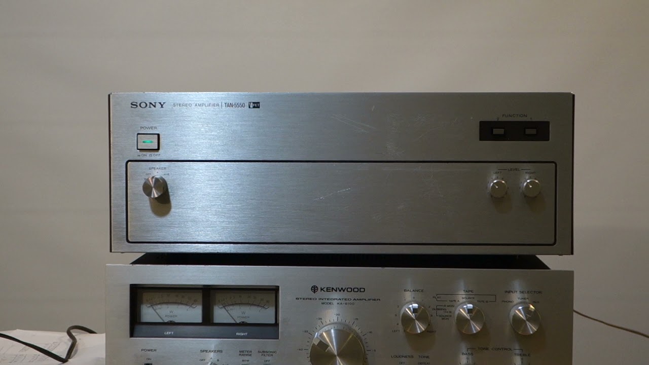 SONY TAN-5550 ステレオパワーアンプ 【公式通販】