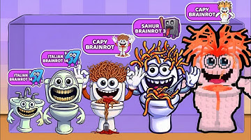 Marge Anomaly Merge Fellas Boss + Boss⁉️ Brainort Similar spaghetti Tualat hybrid challenge gameplay