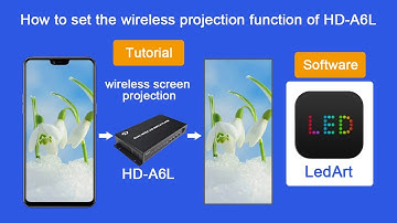 LED Display Multimedia Player HD-A6L wireless screen projection function