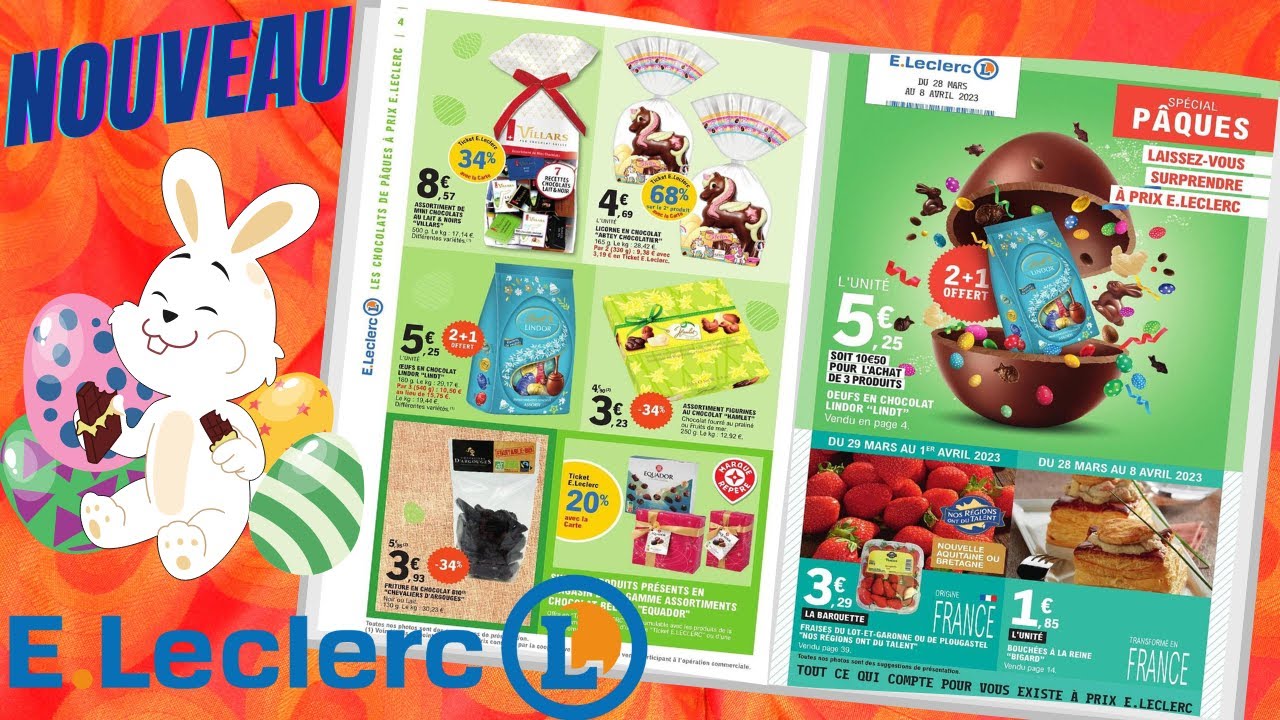 Catalogue Leclerc Paques 2023