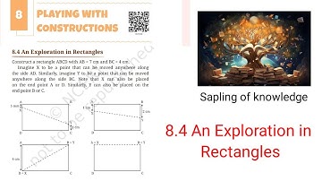 8.4 An Exploration in Rectangles || class 6th maths  || playing with construction ||