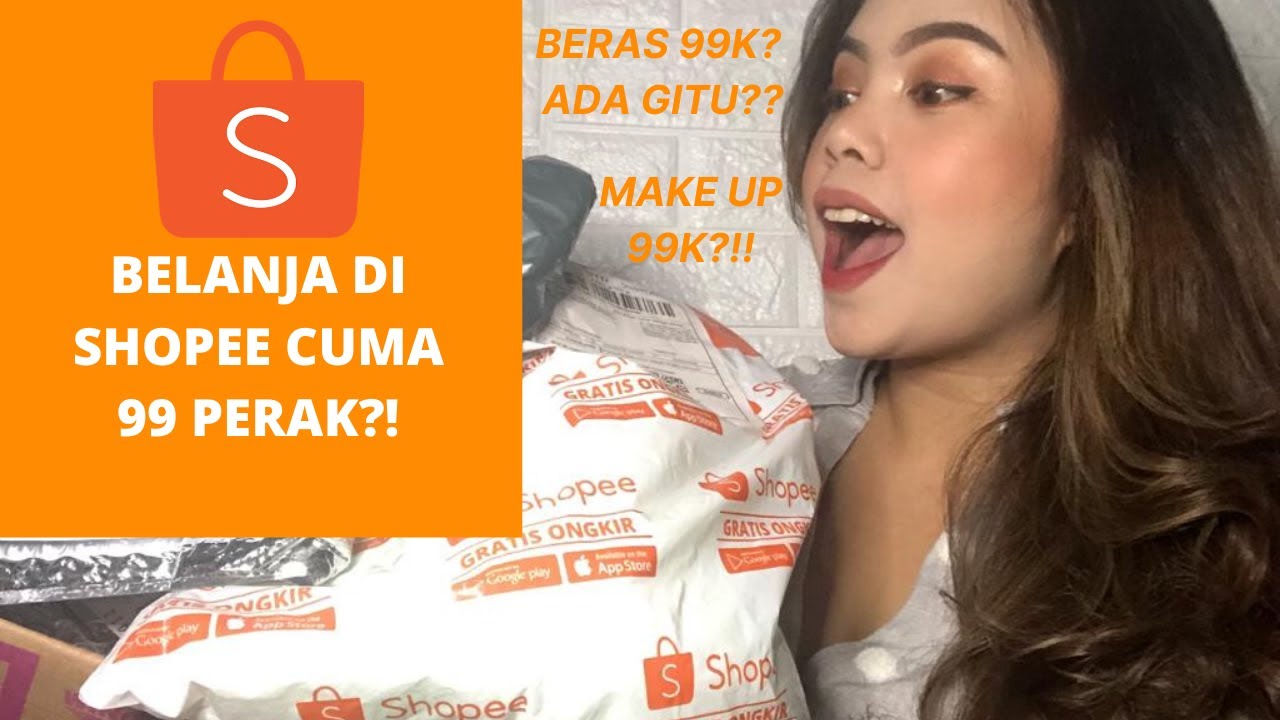BELANJA BARANG BERFAEDAH DI SHOPEE CUMA 99 PERAK!! - YouTube