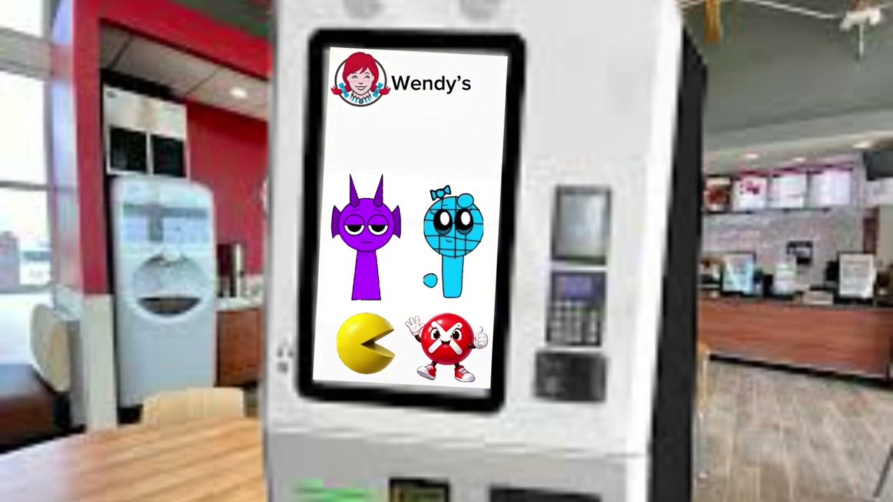 Заставка при выключении киоска Wendy's