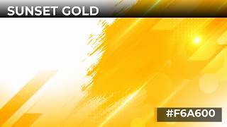 The Color Sunset Gold (#F6A600) — Color Psychology & Design