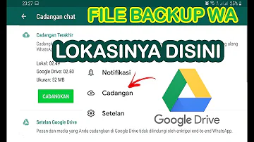 Dove si salva il backup di WhatsApp?
