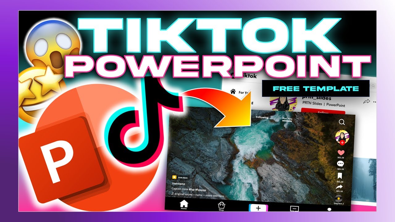 FREE TIKTOK Inspired PowerPoint Template | NO PASSWORD!