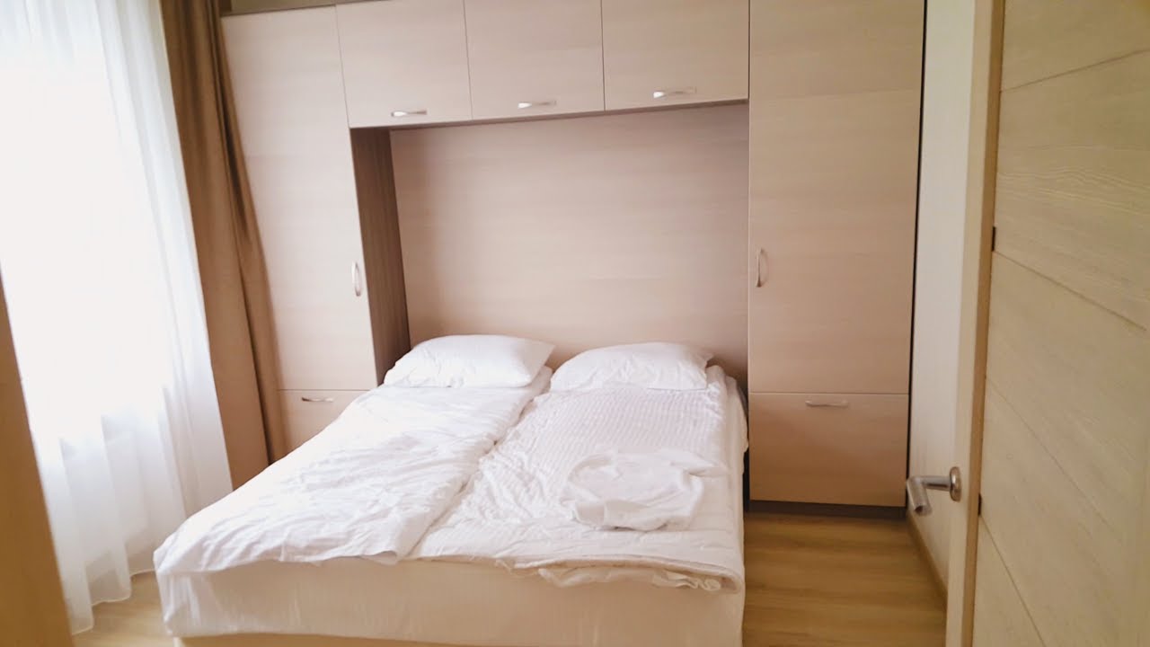 Обзор элитной однушки в Питере (апарт-отель Салют) - YouTube