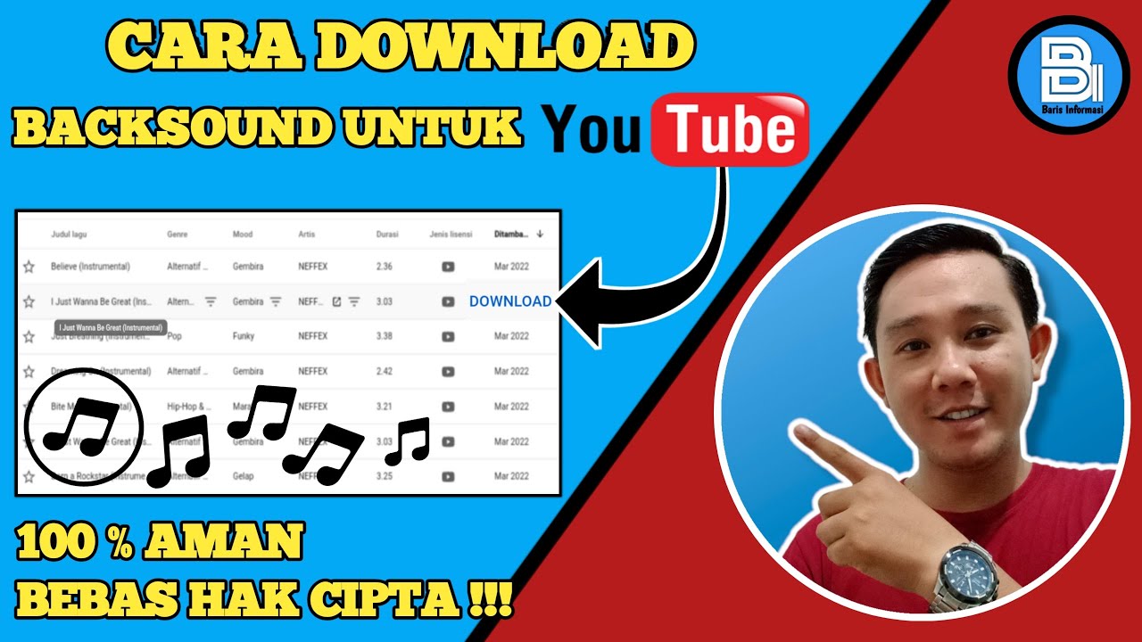 CARA MENDAPATKAN MUSIK NO COPYRIGHT 2022