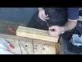 Sharpening a rip-cut saw Sharpening a rip-cut saw