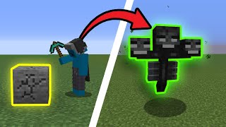 Minecraft, But Breaking Blocks Spawn Mobs