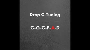 Guitar Tuner Drop C Tuning
