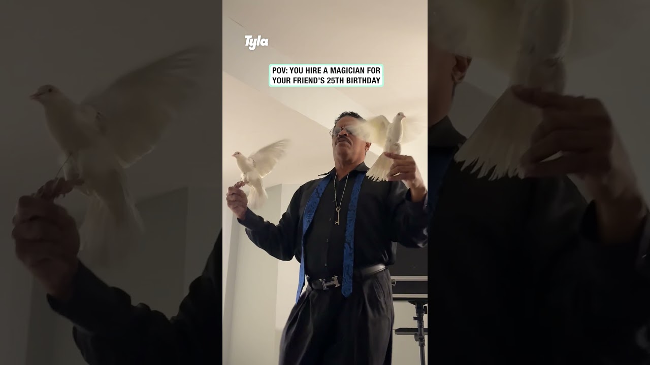 Hiring a magician for your friend's 25th birthday 🤣 (🎥: Collab)