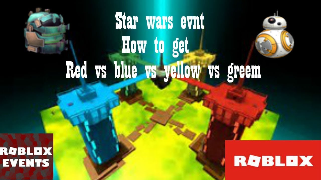 Space battle event Red vs. Blue vs. yellow vs. green. - YouTube