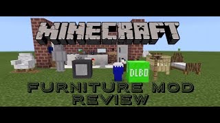 Mcpedl Furniture Mod Review (Link for the mod is in the desc) screenshot 5