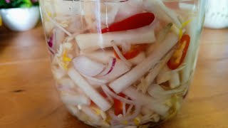 Player Profile How to make the Lotus root Pickled| ជ្រក់ក្រអៅឈូក| Tasty with Entertaining|