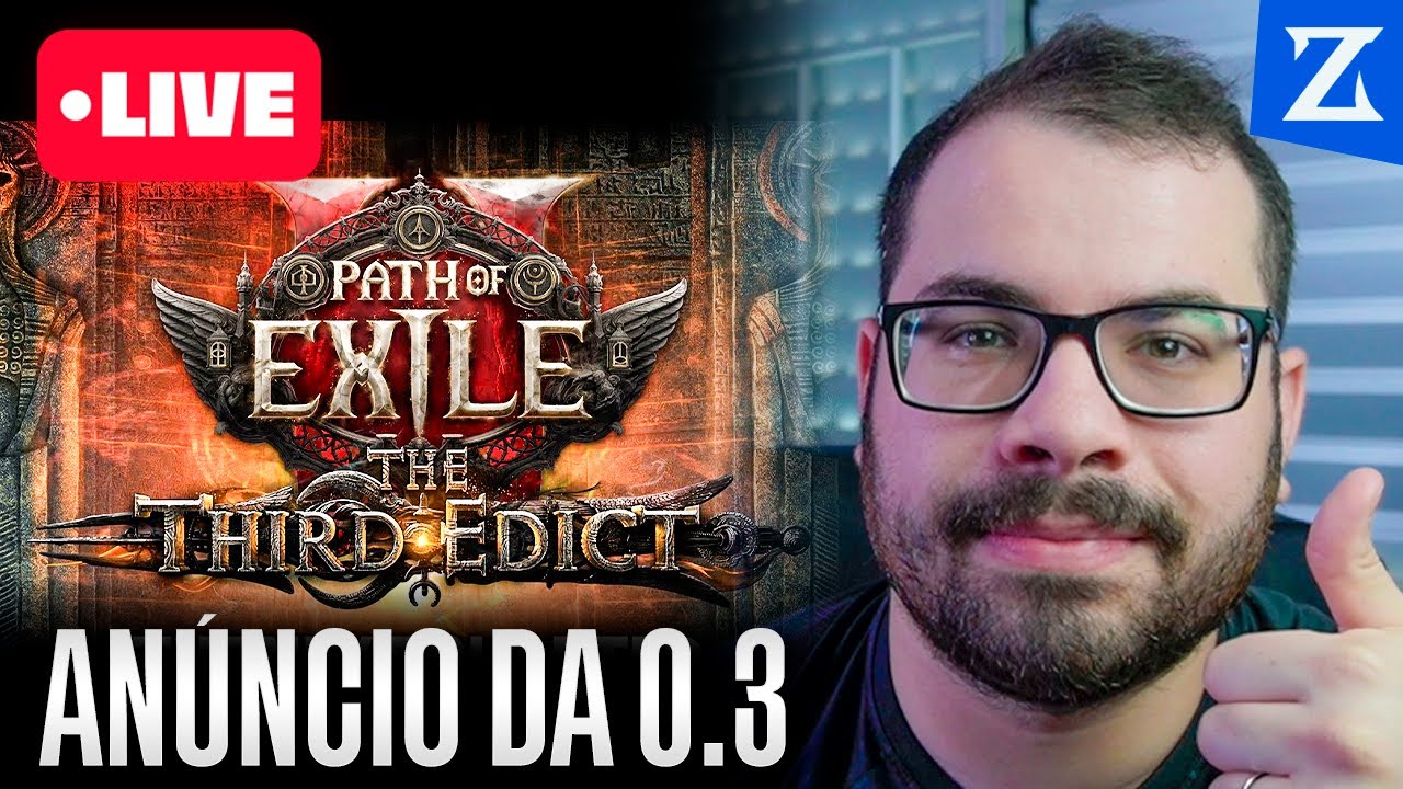 LIVE ON: ANÚNCIO DA 0.3 HOJE 17H - Path of Exile 2