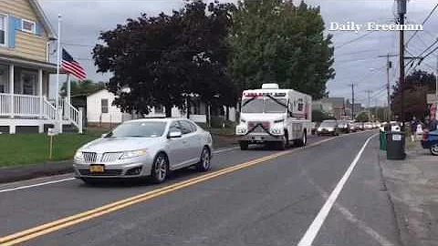 Funeral procession of Ulster County Sheriff Sgt. K...