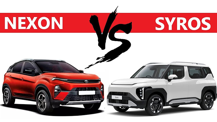 Kia Syros vs Tata Nexon Comparison | Full Details