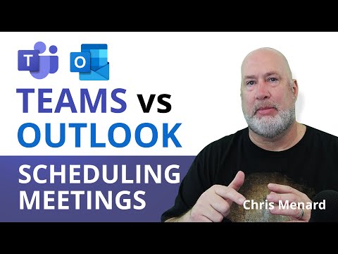 Teams VS Outlook for Scheduling Teams meetings