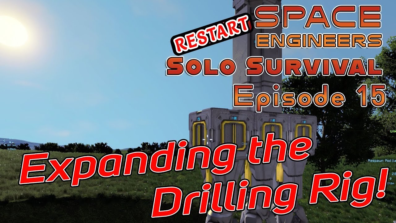 Expanding the Drilling Rig - Ep15 - Solo Survival RESTART! - Gameplay ...
