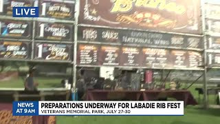 Labadie Rib Fest is preparations underway
