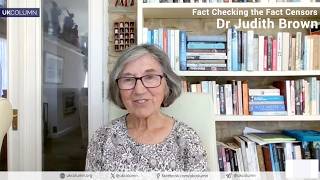 From The Archives Fact Checking The Fact Censors With Dr. Judith Brown